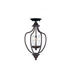 Livex Lighting Home Basics 4170-07 3-Lights 180W Bronze Convertible Semi Flush Mount or Chandelier