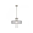 Livex Lighting 42804-91 Alexis 1-Light 100W Brushed Nickel Pendant