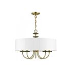 Livex Lighting 42985-04 Brookdale 5-Lights 300W Black Chandelier