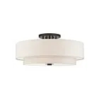 Livex Lighting Monroe 45849-92 6-Lights 360W English Bronze Semi Flush Mount