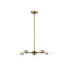 Livex Lighting 46135-01 Lansdale 5-Lights 300W Antique Brass with Bronze Accents Chandelier