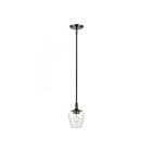 Livex Lighting 46721-46 Willow 1-Light 60W Black Chrome Pendant