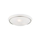 Livex Lighting Newburgh 4825-91 3-Lights 225W Brushed Nickel Semi Flush Mount