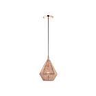 Livex Lighting 48921-86 Aberdeen 1-Light 60W Rose Gold Pendant