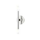 Livex Lighting Copenhagen 51172-05 120W 2-Lights Polished Chrome Wall Sconce