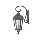 Livex Lighting 76192-14 Morgan 3-lights 180W Textured Black Outdoor Wall Lantern