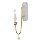 Maxim Lighting Claymore 22432CSTGL 1-Light Claystone/Gold Leaf Wall Sconce