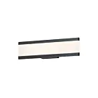 Maxim Lighting Visor 24752FTBK 2-Lights 19W Black Vanity Light