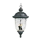 Maxim Lighting 3427WGOB Carriage House DC 3-Lights 120W Outdoor Hanging Lantern