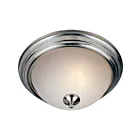 Maxim Lighting 5841ICSN Essentials 2-Lights 60W Satin Nickel Flush Mount