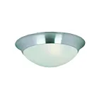 Maxim Lighting 5851FTSN Essentials 2-Lights 60W Satin Nickel Flush Mount