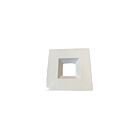 Naturaled RTS-4RL9-WH White Square 4" Recessed Trim for Downlight