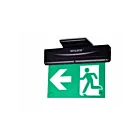 Nexleds NX-EMRMEPB Black LED Running Man Exit Signs Lights