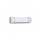 Nexleds NX-VLSL-2F-25W 25W Brush Nickel Ring and White LED Vanity Light