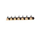 Nuvo Lighting Ballerina 60-1268 7Light Mahogany Bronze Vanity Light
