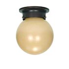 Nuvo Lighting 60-1279 1-Light Mahogany Bronze Ceiling Flush Mount Light