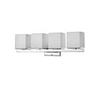 Nuvo Lighting Bento 60-4084 4-Light Polished Chrome Vanity Light