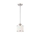 Nuvo Lighting Candice 60-4738 1-Light Brushed Nickel Mini Pendant Light