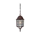 Nuvo Lighting Adams 60-4912 1-Light Rustic Bronze Outdoor Hanging Lantern