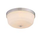 Nuvo Lighting Laguna 60-5824 3-Light Brushed Nickel Ceiling Flush Mount Light