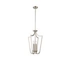 Nuvo Lighting Laguna 60-5876 4-Light Brushed Nickel Caged Pendant Light