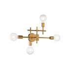 Nuvo Lighting Delphi 60-6871 240W Aged Gold Vanity