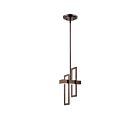 Nuvo Lighting Frame 62-126 1-Light Hazel Bronze Island Pendant Light