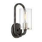 Nuvo Lighting Sherwood 60-6121 1-Light Iron Black Vanity Light