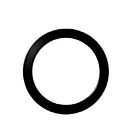 Ortech 4112-RINGBK Black Ring For 4112 Flush Mount