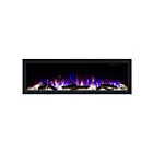 Ortech LEDFP-72BIF Black 72" Electric Fireplace Wattage Selectable