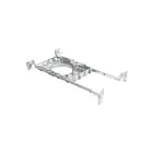Ortech PLATE4A-HB Galvanized Steel Mounting Plate With Hanger Bars
