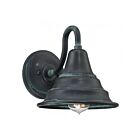 Quoizel Lighting CML8409AGV Carmel 1-Light 100W Aged Verde Outdoor Wall Lantern