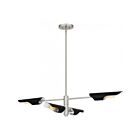 Quoizel Lighting LOI444BN 4-Lights Brushed Nickel 240W Leoni Island Light