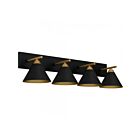 Quoizel Lighting MTO8637MBK 4 Lights Matte Black 240W Mastro Bath Light