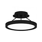 Quoizel Lighting OST1811EK Outskirts 15W Earth Black Semi Flush Mount