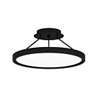 Quoizel Lighting OST1815EK Outskirts 30W Earth Black Semi Flush Mount