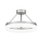 Quoizel Lighting PCOH1716BN Brushed Nickel 24W Cohen Semi Flush Mount