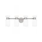 Quoizel Lighting REB8628BN Rembrandt 4-Lights 400W Brushed Nickel Vanity Light