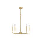 Quoizel Lighting ABR5024AB 5 Lights Aged Brass 300W Abner Chandelier