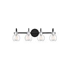 Quoizel Lighting ANW8604EK 4 Lights Earth Black 240W Andrews Bath Light