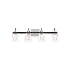 Quoizel Lighting AXE8630BN 4 Lights Brushed Nickel 400W Axel Bath Light