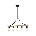 Quoizel Lighting CMS534GK 5 Lights Grey Ash 500W Colombes Chandelier