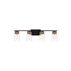 Quoizel Lighting KEE8632MBK 1 Light Matte Black 100W Keesey Bath Light