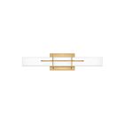 Quoizel Lighting PCGI8523AB Aged Brass Gemini LED Bath LIght