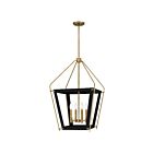Quoizel Lighting QP5348EK 4 Lights Earth Black 240W Abbeville Pendant
