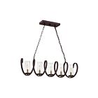 Quoizel Lighting TMT540WT 5 Lights Western Bronze 300W Tumult Island Chandelier
