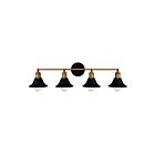 Quoizel Lighting TRF8633MBK 1 Light Matte Black 100W Trafalgar Bath Light