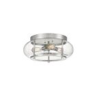 Quoizel Lighting TRG1616BN 3 Lights Brushed Nickel 225W Trilogy Flush Mount