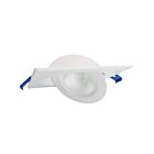 Reno Lighting RENO-LED-4-S9W-FG-5CCT-WH-SQ 4" 9W Gimbal Downlight CCT Selectable