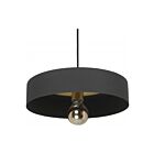 Renwil Moriah LPC4282 Black Powder - Coated And Matte Brass 40W Ceiling Fixture